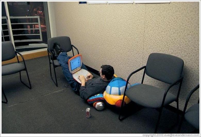 Rolf coding in comfort.