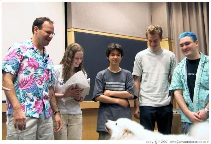 ArsDigita Prize finalists with Philip and Alex.