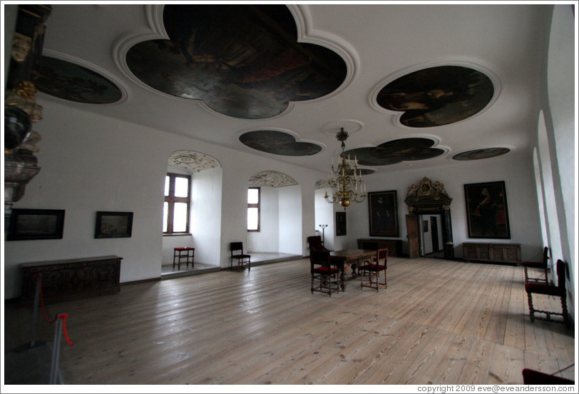 King's chamber.  Kronborg Castle.  Helsing?r.