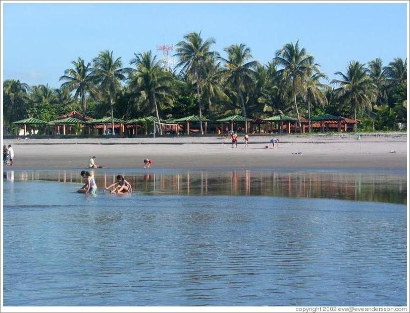 The beach in El Salvador.