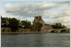 View of Paris from the Seine River.