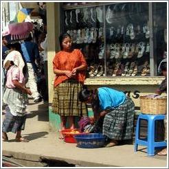 Woman vendors.