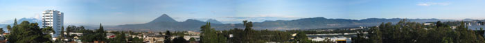 Panoramic view from my bedroom window