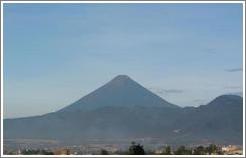 View of Volcan Agua from the bedroom of my former apartment in Guatemala.