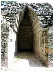 Arch near ball court.