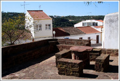 Stone table and benches, Rua do Castelo.