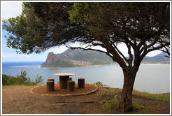 Picnic table. Hout Bay.