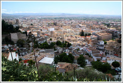 View of the city near Mirador de San Crist?.  Albaic?