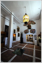 Room containing artifacts.  Iglesia del Salvador.  Albaic?