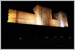 Alcazaba, Alhambra at night.