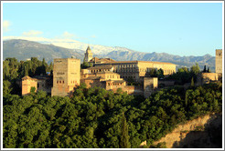 View of the Alhambra from Mirador de San Nicol?(8:23pm).
