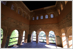 Patio outside Nasrid Palace, Alhambra.