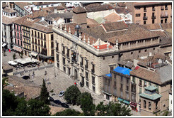 Real Chanciller?(Royal Chancellery), built in the 16th century, viewed from the Alhambra.  Plaza Nueva, City center.