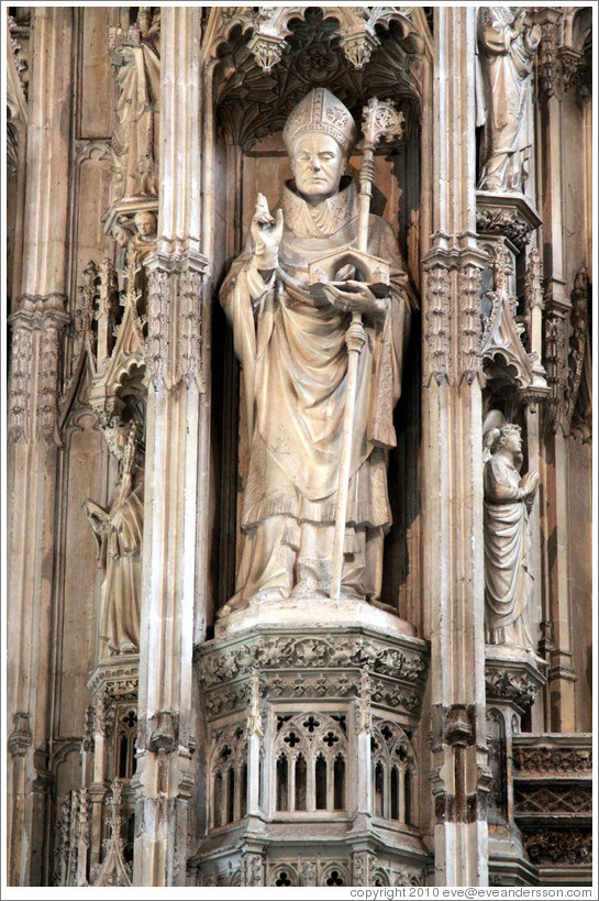 Bishop statue (19th-century), High Altar Winchester Cathedral.