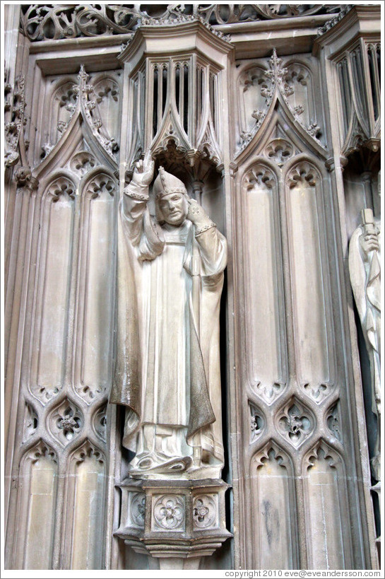 Bishop statue (19th-century), High Altar Winchester Cathedral.