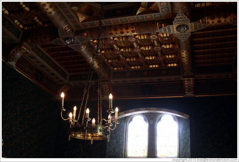 Ceiling, Small Dining Room, Cardiff Castle.