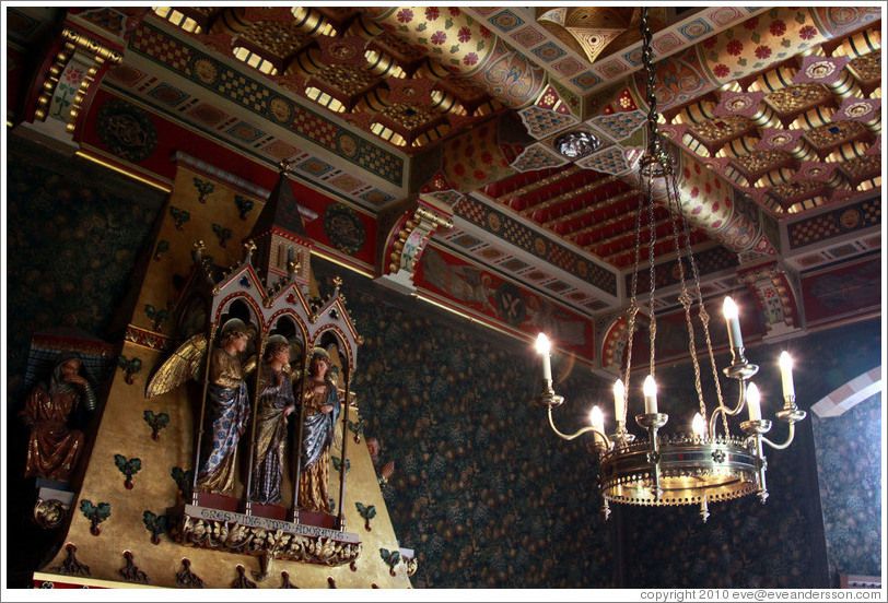 Ceiling, Small Dining Room, Cardiff Castle.