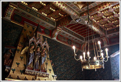 Ceiling, Small Dining Room, Cardiff Castle.