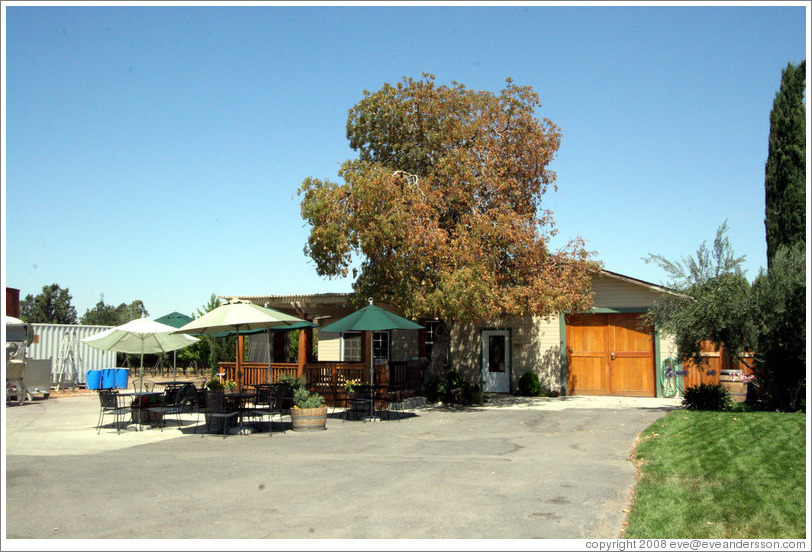 Tasting room.  Bodegas Aguirre Winery.