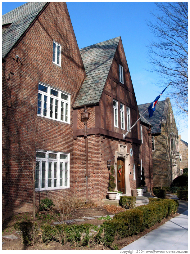 Kalorama Circle.  Icelandic ambassador's residence.