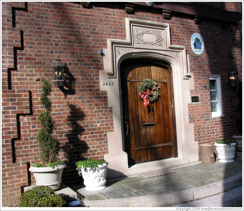 Kalorama Circle.  Icelandic ambassador's residence.