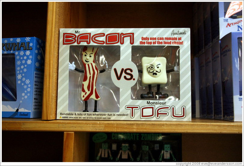 Ms. Bacon vs. Monsieur Tofu. Game for sale at Powell's Books.