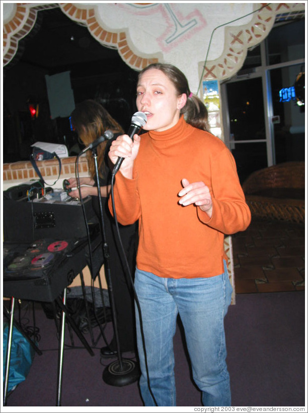 Hedy.  Karaoke.